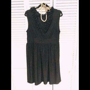 Sleeveless black dress
